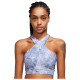 Nike Γυναικείο μπουστάκι W NK DF SWSH Wrap Bra AOP Nike Γυναικείο μπουστάκι W NK DF SWSH Wrap Bra AOP